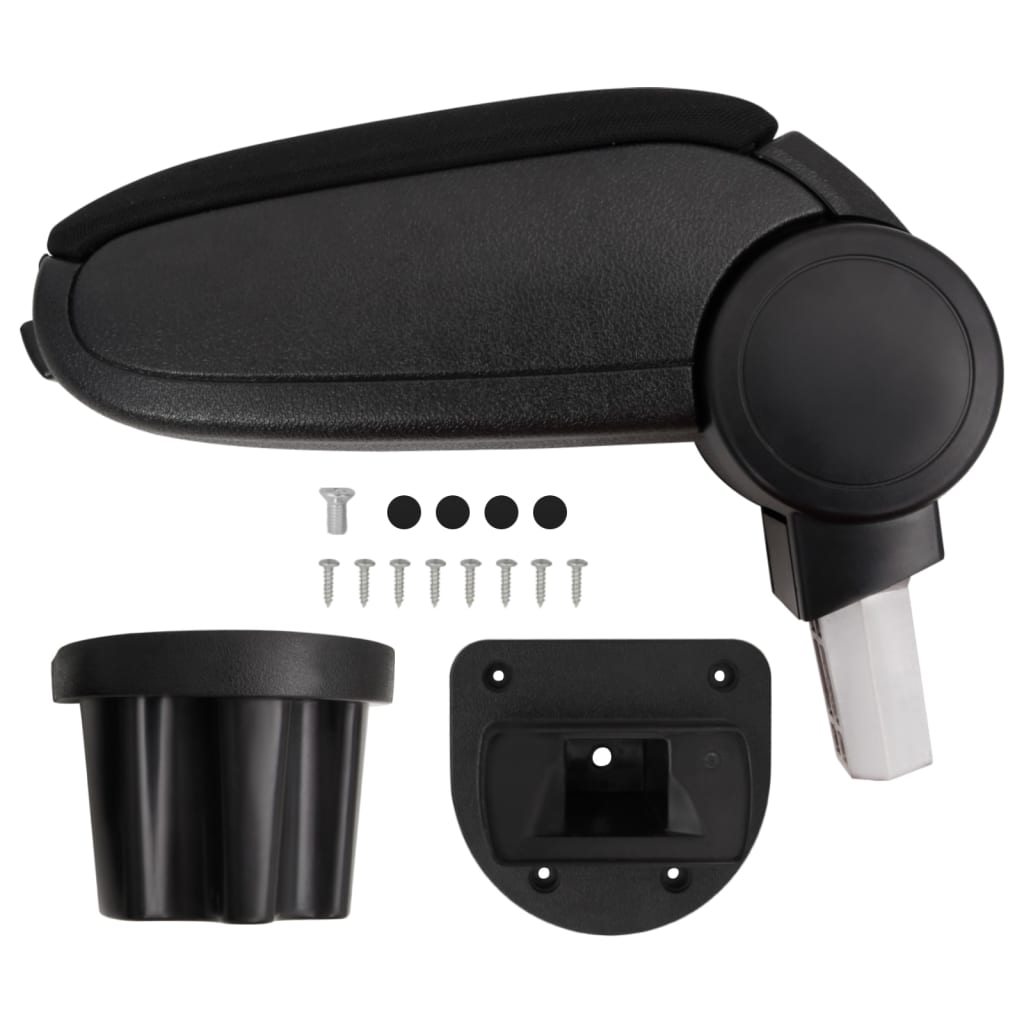 Car Armrest Black 13,5x32,5x(31-46,5) cm ABS