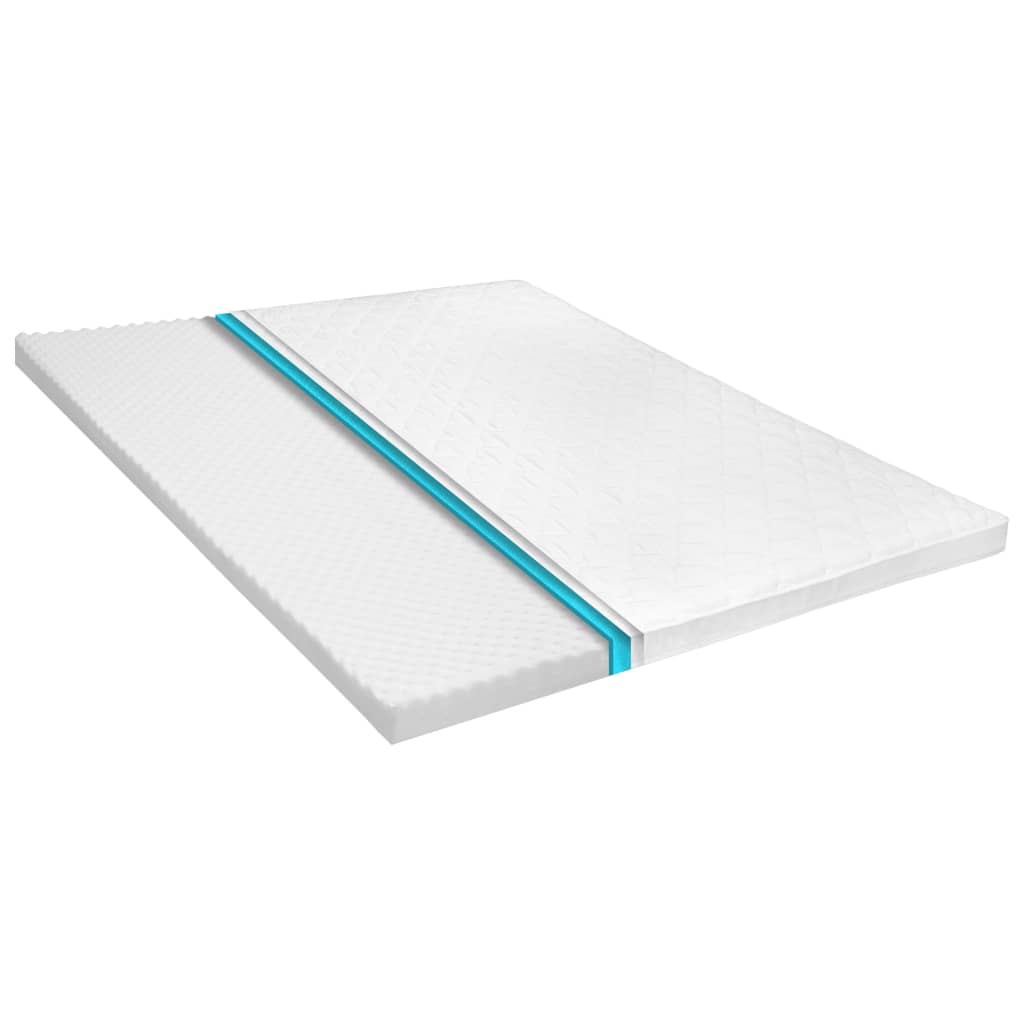 Mattress Topper 140x200 cm Cold Foam Egg Profile 6 cm
