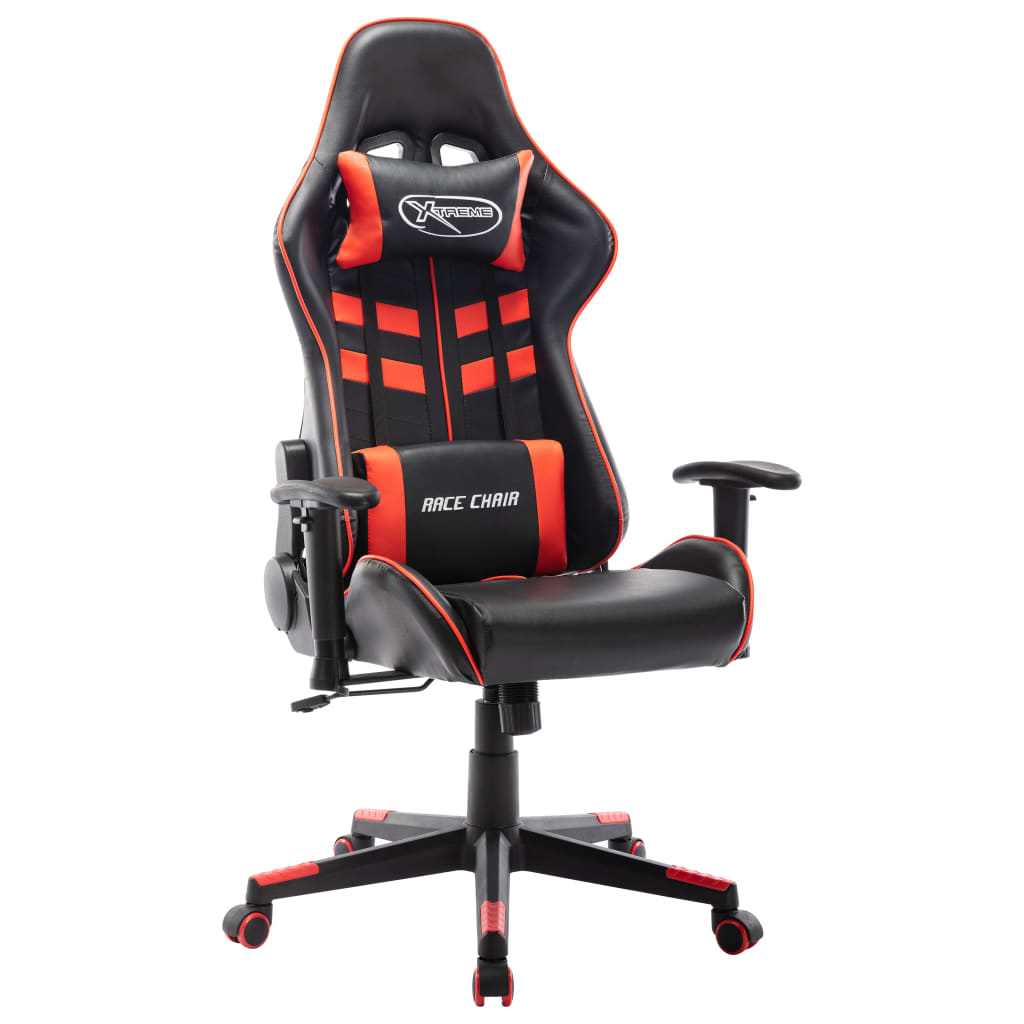 Gaming Chair Black and Red Artificial Leather