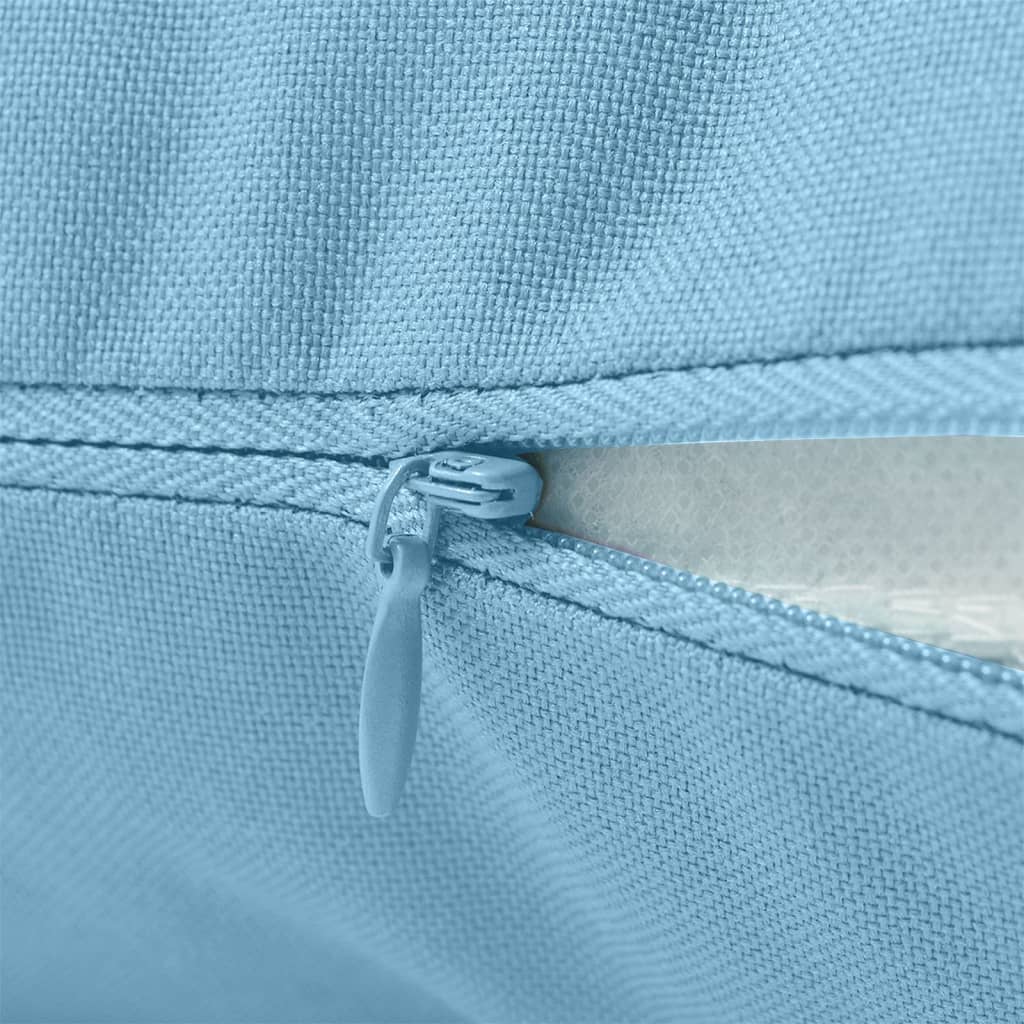 Outdoor Pillows 2 pcs 60x40 cm Light Blue