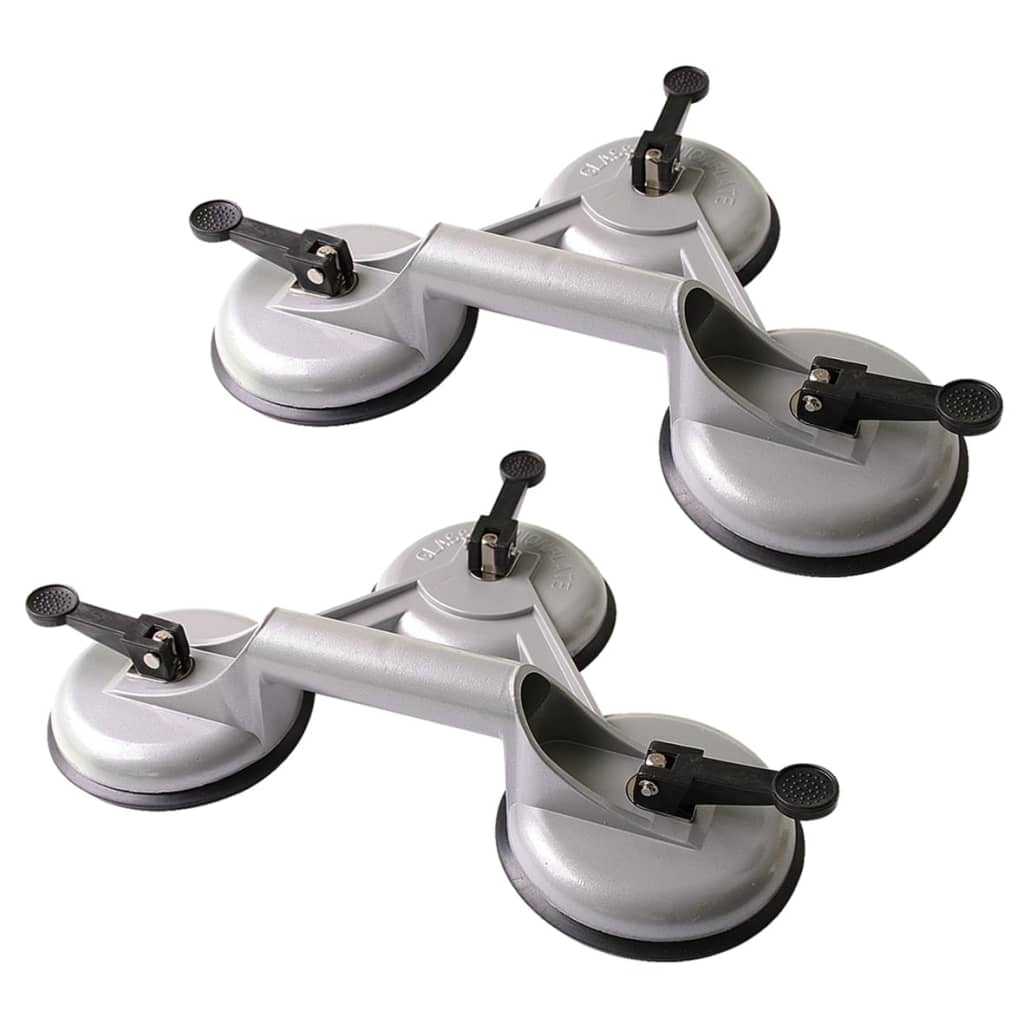 ProPlus Vacuum Lifters with 3 Suction Cups 2 pcs Aluminium (2x400003)